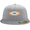 Flexfit 6210 Structured Flat Bill Fitted Hat Thumbnail