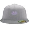 Flexfit 6210 Structured Flat Bill Fitted Hat Thumbnail