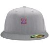 Flexfit 6210 Structured Flat Bill Fitted Hat Thumbnail