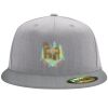 Flexfit 6210 Structured Flat Bill Fitted Hat Thumbnail