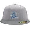 Flexfit 6210 Structured Flat Bill Fitted Hat Thumbnail