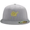 Flexfit 6210 Structured Flat Bill Fitted Hat Thumbnail