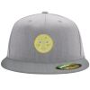 Flexfit 6210 Structured Flat Bill Fitted Hat Thumbnail