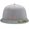 Flexfit 6210 Structured Flat Bill Fitted Hat Thumbnail