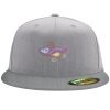 Flexfit 6210 Structured Flat Bill Fitted Hat Thumbnail