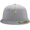 Flexfit 6210 Structured Flat Bill Fitted Hat Thumbnail