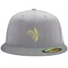 Flexfit 6210 Structured Flat Bill Fitted Hat Thumbnail