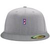 Flexfit 6210 Structured Flat Bill Fitted Hat Thumbnail