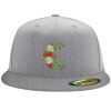 Flexfit 6210 Structured Flat Bill Fitted Hat Thumbnail