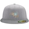 Flexfit 6210 Structured Flat Bill Fitted Hat Thumbnail