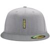 Flexfit 6210 Structured Flat Bill Fitted Hat Thumbnail