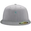 Flexfit 6210 Structured Flat Bill Fitted Hat Thumbnail