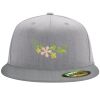 Flexfit 6210 Structured Flat Bill Fitted Hat Thumbnail