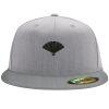 Flexfit 6210 Structured Flat Bill Fitted Hat Thumbnail