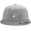 Flexfit 6210 Structured Flat Bill Fitted Hat Thumbnail