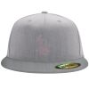 Flexfit 6210 Structured Flat Bill Fitted Hat Thumbnail