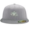 Flexfit 6210 Structured Flat Bill Fitted Hat Thumbnail