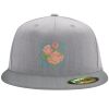 Flexfit 6210 Structured Flat Bill Fitted Hat Thumbnail