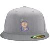 Flexfit 6210 Structured Flat Bill Fitted Hat Thumbnail
