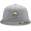 Flexfit 6210 Structured Flat Bill Fitted Hat Thumbnail