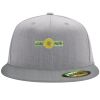 Flexfit 6210 Structured Flat Bill Fitted Hat Thumbnail