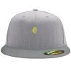 Flexfit 6210 Structured Flat Bill Fitted Hat Thumbnail