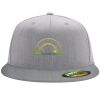 Flexfit 6210 Structured Flat Bill Fitted Hat Thumbnail