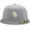Flexfit 6210 Structured Flat Bill Fitted Hat Thumbnail