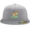 Flexfit 6210 Structured Flat Bill Fitted Hat Thumbnail