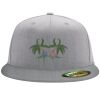 Flexfit 6210 Structured Flat Bill Fitted Hat Thumbnail