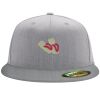 Flexfit 6210 Structured Flat Bill Fitted Hat Thumbnail