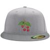 Flexfit 6210 Structured Flat Bill Fitted Hat Thumbnail