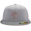 Flexfit 6210 Structured Flat Bill Fitted Hat Thumbnail