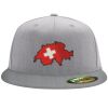 Flexfit 6210 Structured Flat Bill Fitted Hat Thumbnail