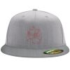 Flexfit 6210 Structured Flat Bill Fitted Hat Thumbnail