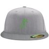 Flexfit 6210 Structured Flat Bill Fitted Hat Thumbnail