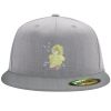 Flexfit 6210 Structured Flat Bill Fitted Hat Thumbnail