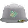 Flexfit 6210 Structured Flat Bill Fitted Hat Thumbnail