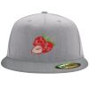 Flexfit 6210 Structured Flat Bill Fitted Hat Thumbnail