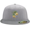 Flexfit 6210 Structured Flat Bill Fitted Hat Thumbnail