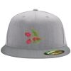 Flexfit 6210 Structured Flat Bill Fitted Hat Thumbnail