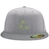 Flexfit 6210 Structured Flat Bill Fitted Hat Thumbnail