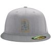 Flexfit 6210 Structured Flat Bill Fitted Hat Thumbnail