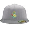 Flexfit 6210 Structured Flat Bill Fitted Hat Thumbnail