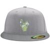 Flexfit 6210 Structured Flat Bill Fitted Hat Thumbnail