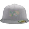 Flexfit 6210 Structured Flat Bill Fitted Hat Thumbnail