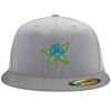 Flexfit 6210 Structured Flat Bill Fitted Hat Thumbnail
