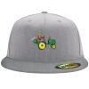 Flexfit 6210 Structured Flat Bill Fitted Hat Thumbnail