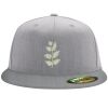 Flexfit 6210 Structured Flat Bill Fitted Hat Thumbnail