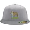 Flexfit 6210 Structured Flat Bill Fitted Hat Thumbnail